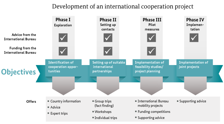 Develpment of international cooperation process